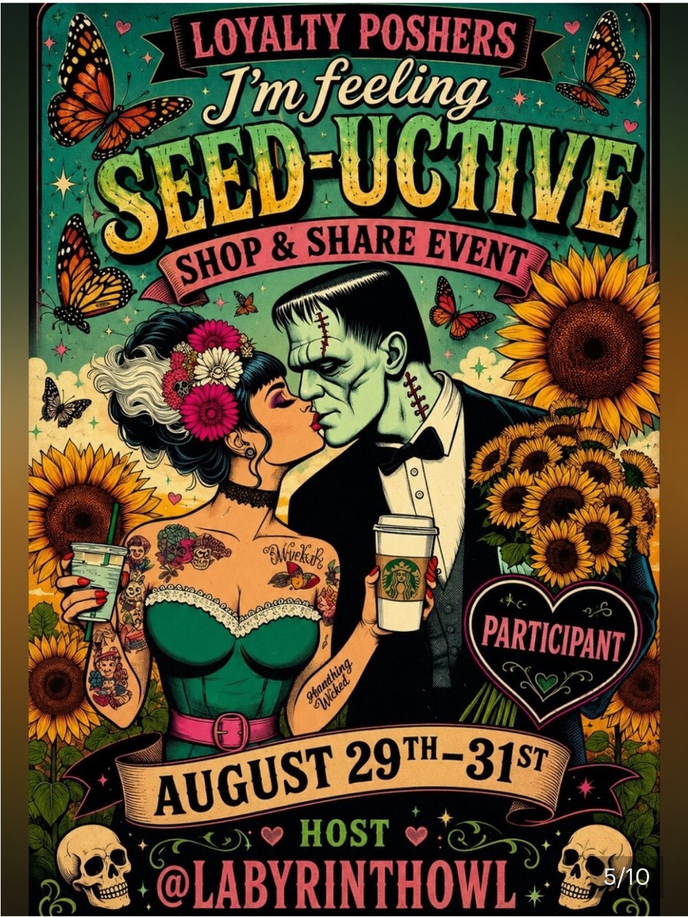 I’m a participant in the Seed-uctive shop and share event!